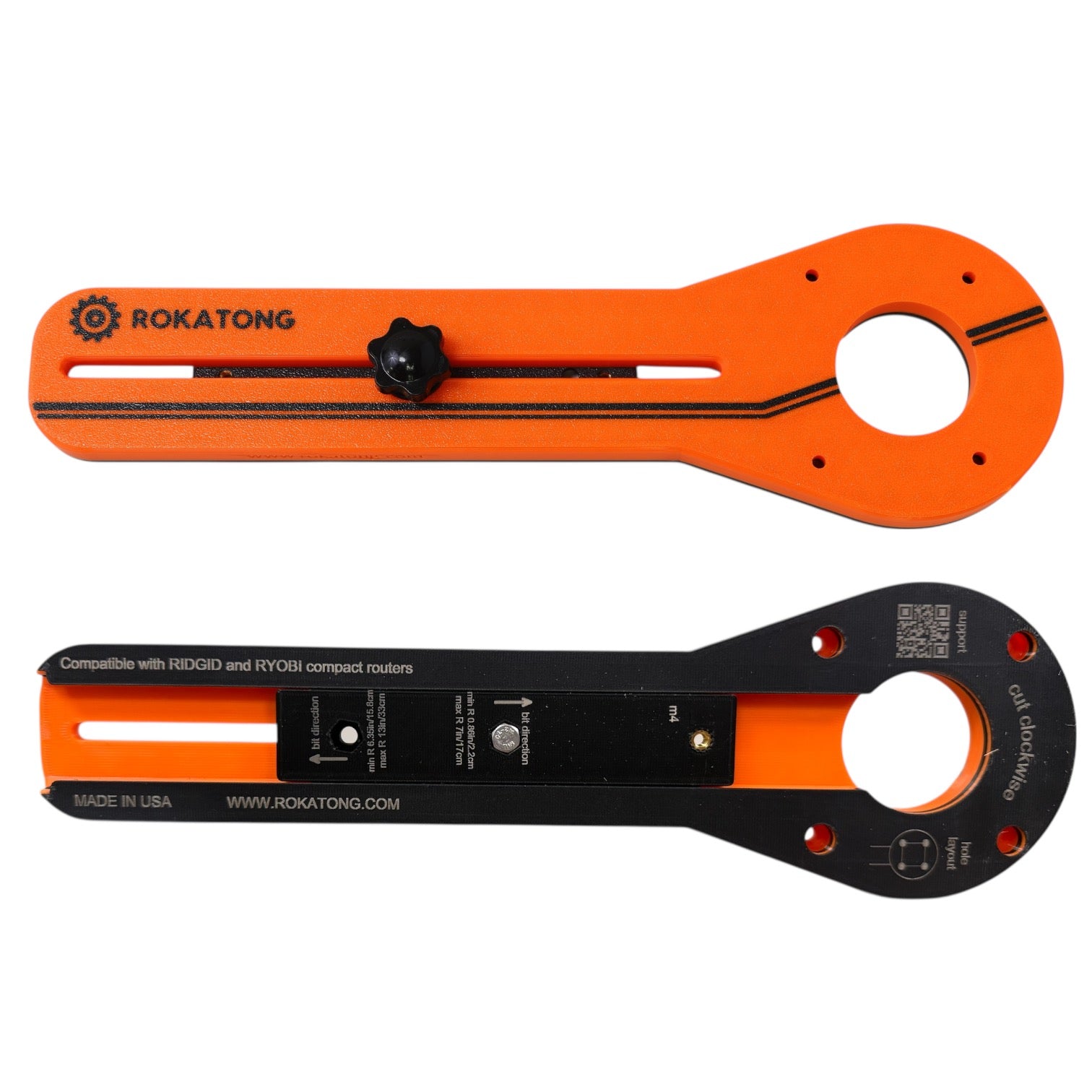 RIDGID Compact Router Circle Jig: Carbon Fiber Reinforced Base (Router not included)