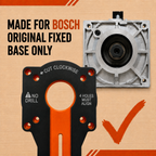 BOSCH Compact Router Circle Jig (Colt PR10E/PR20EVS)