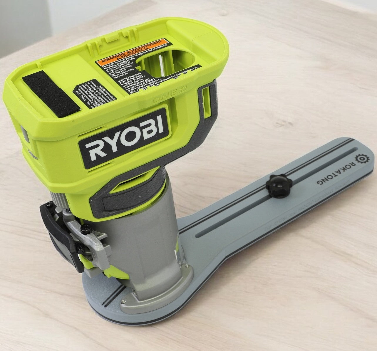 RYOBI Compact Router Circle Jig: Carbon Fiber Reinforced Base (Router not included)