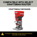 ROKATONG Router Circle Cutting Jig for CRAFTSMAN CMCW400B, Cuts 1.6–35" Circles, Adjustable Trim Router Radius Guide, Made in USA