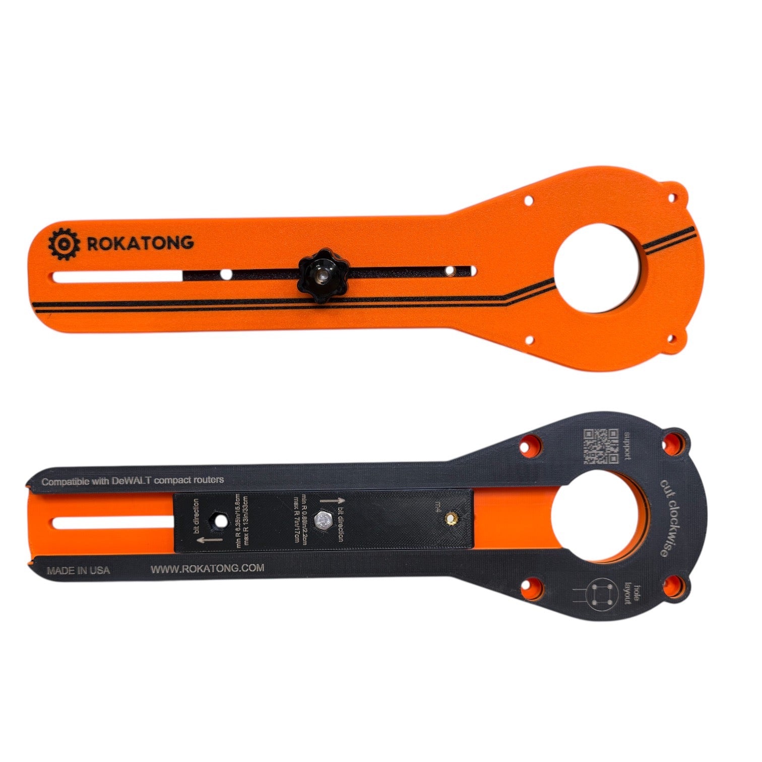 DEWALT Compact Router Circle Jig: Carbon Fiber Reinforced Base (Router not included)