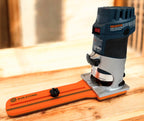 BOSCH Compact Router Circle Jig (Colt PR10E/PR20EVS): Carbon Fiber Reinforced Base, Adjustable 1.6"-35" (Router not included)