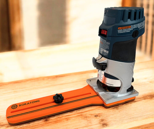 BOSCH Compact Router Circle Jig: Carbon Fiber Reinforced Base (Router not included)
