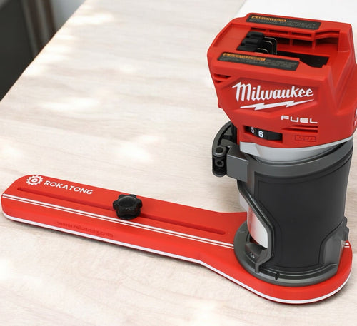MILWAUKEE Compact Router Circle Jig: Carbon Fiber Reinforced Base (Router not included)