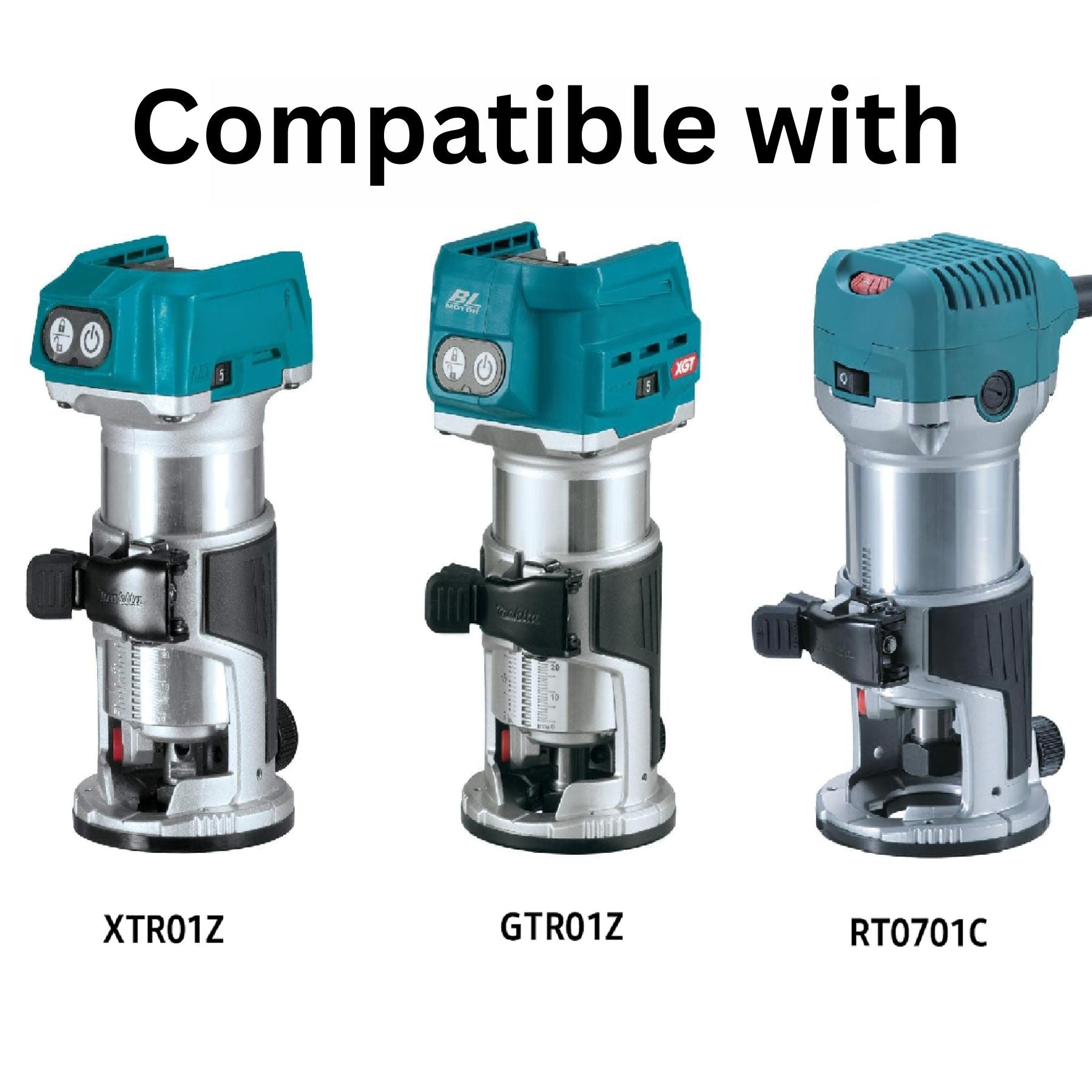 Makita Compact Router Circle Jig: Carbon Fiber Reinforced Base (Router not included)